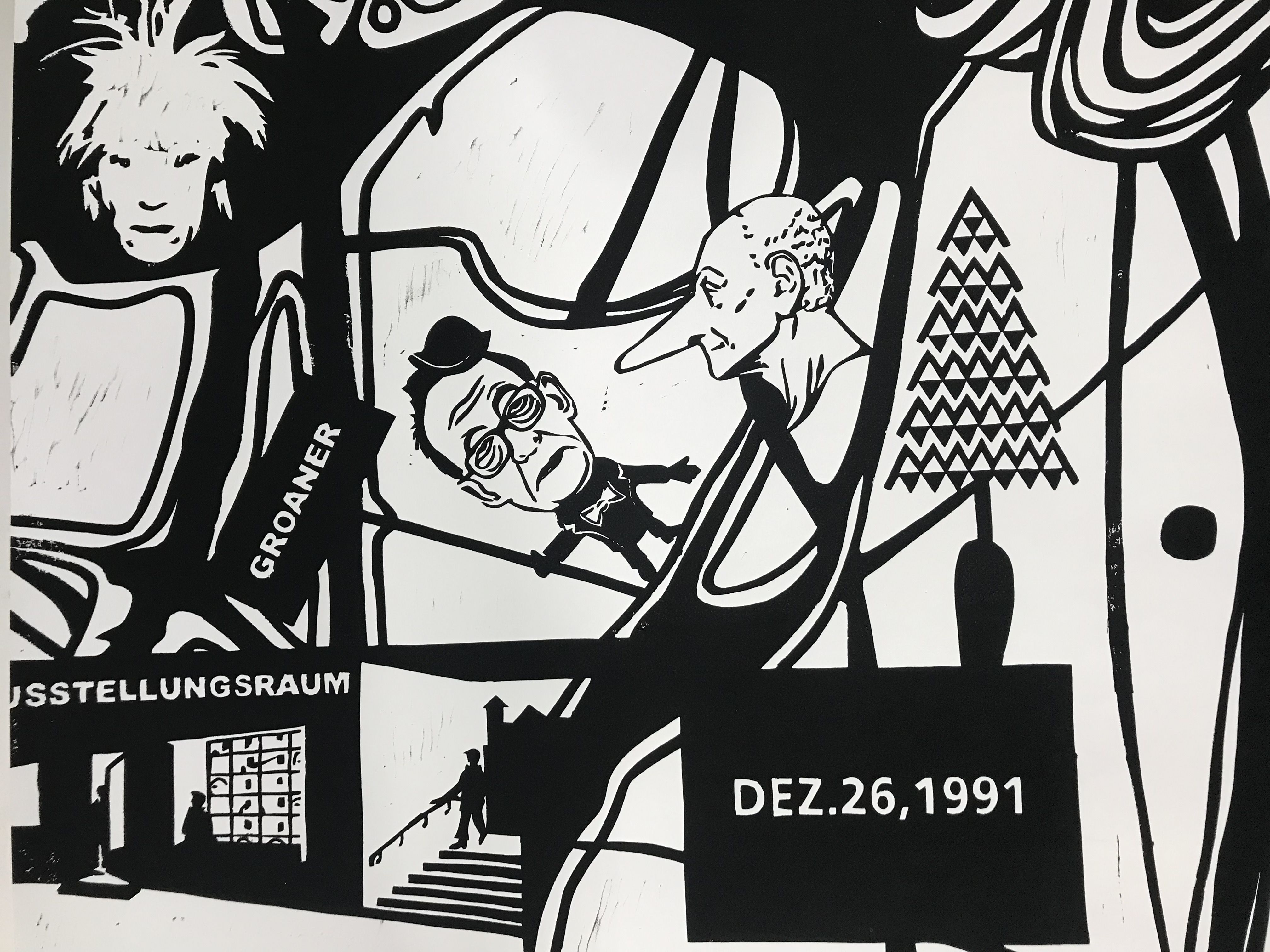Kasper König und Andy Warhol width='300'